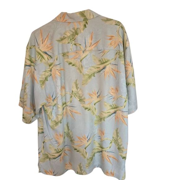 Tommy Bahama Mens Tropical Silk Short Sleeve Hawaiian Shirt Multicolor Large - Picture 4 of 12